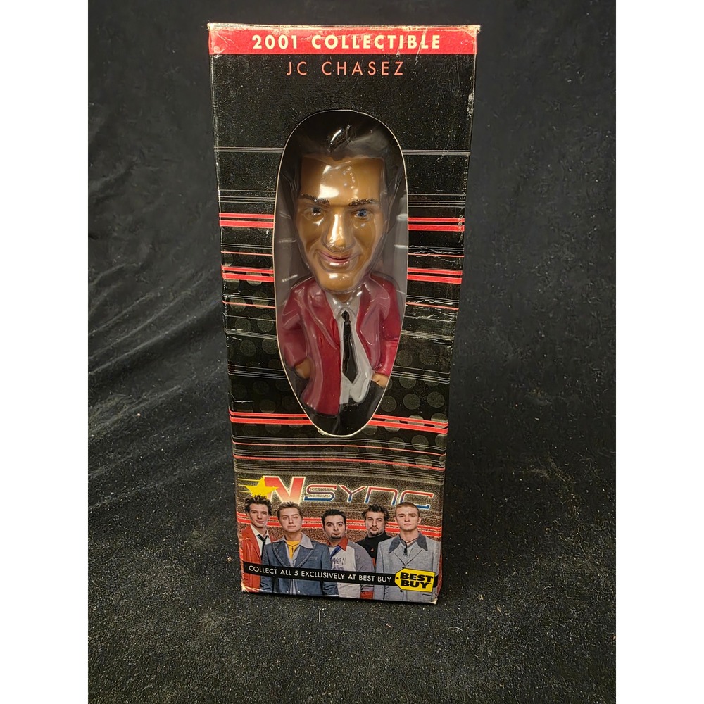 NSYNC JC Chasez Bobblehead 2001 Best Buy Exclusive Collectible Figure Vintage